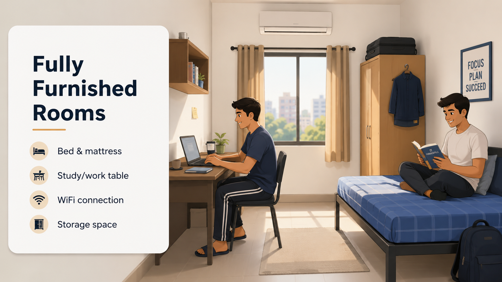Comfortable PG room