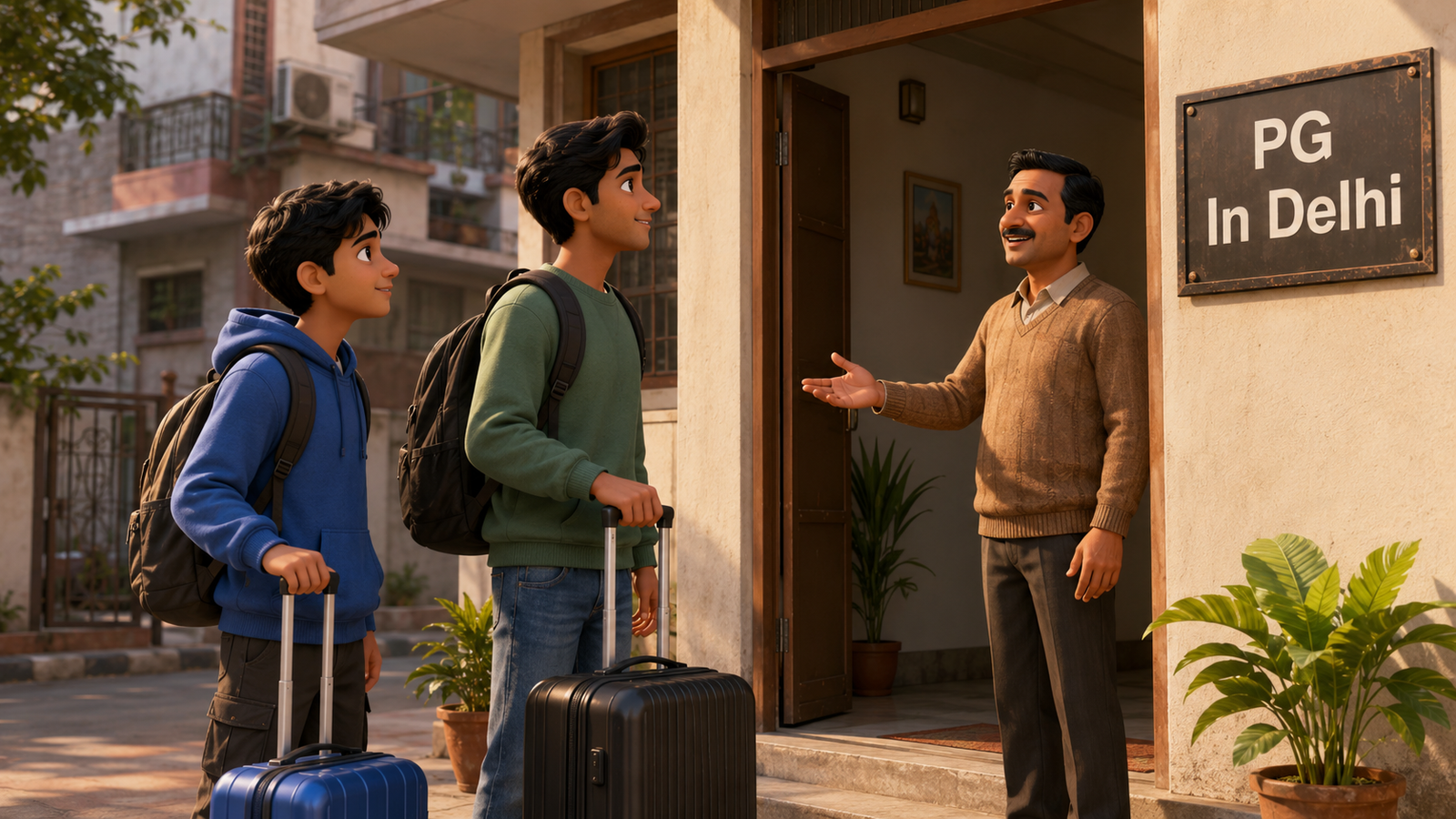 PG In Delhi building